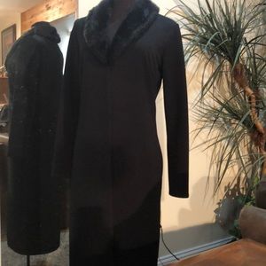 Evening dress overcoat